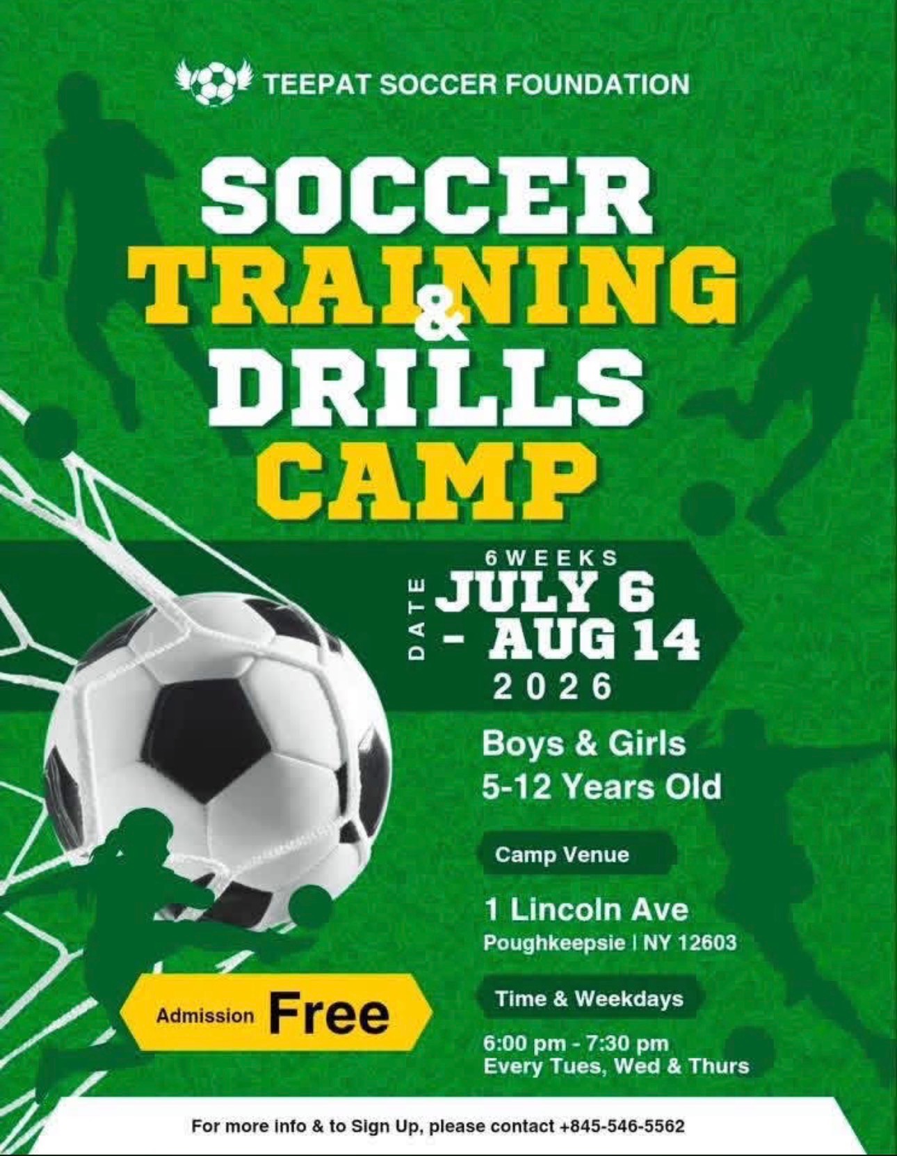 Soccer Training & Drills Camp